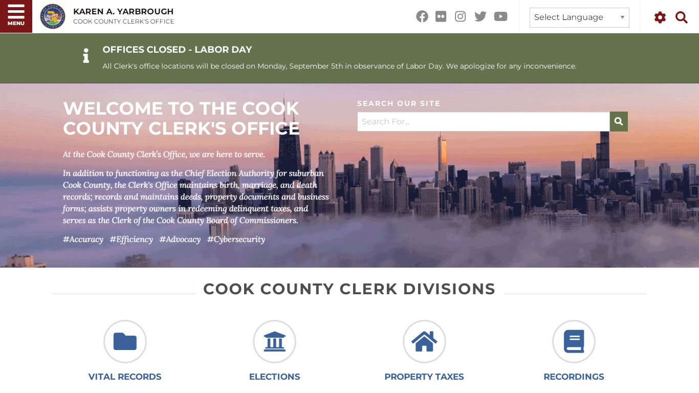 Welcome to the Cook County Clerk's Office | Cook County Clerk